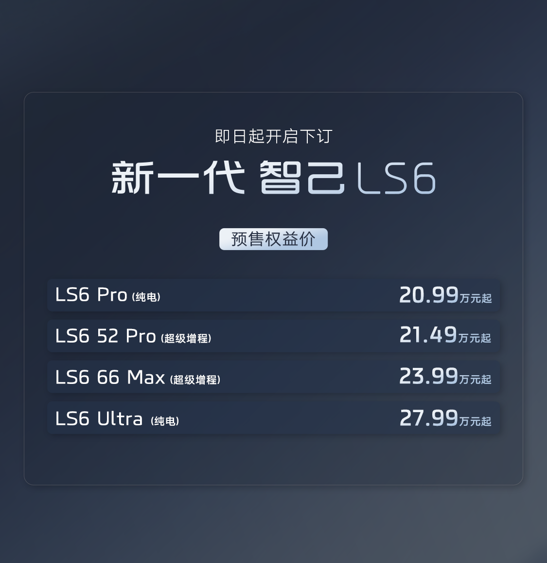 20万级“王炸”来袭！新一代智己LS6预售，优惠福利嗨翻天