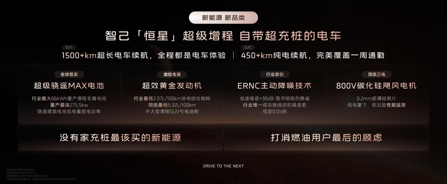 智己行业首发“恒星”超级增程，1500公里都是顶级电车体验