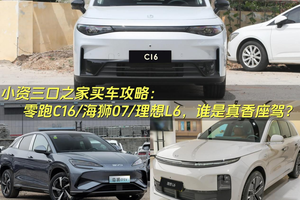 真大五座SUV横评，零跑C16、海狮07和理想L6，到底买谁更划算？
