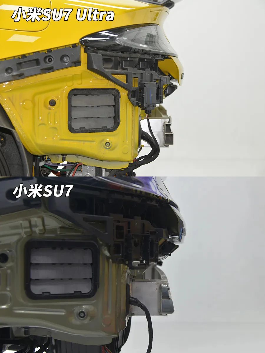 小米SU7 Ultra拆车：没用更多铝合金，想减重花钱选碳纤维！