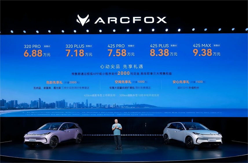 极狐T1预售6.88万元起，引领A0级汽车“大格局”新时代
