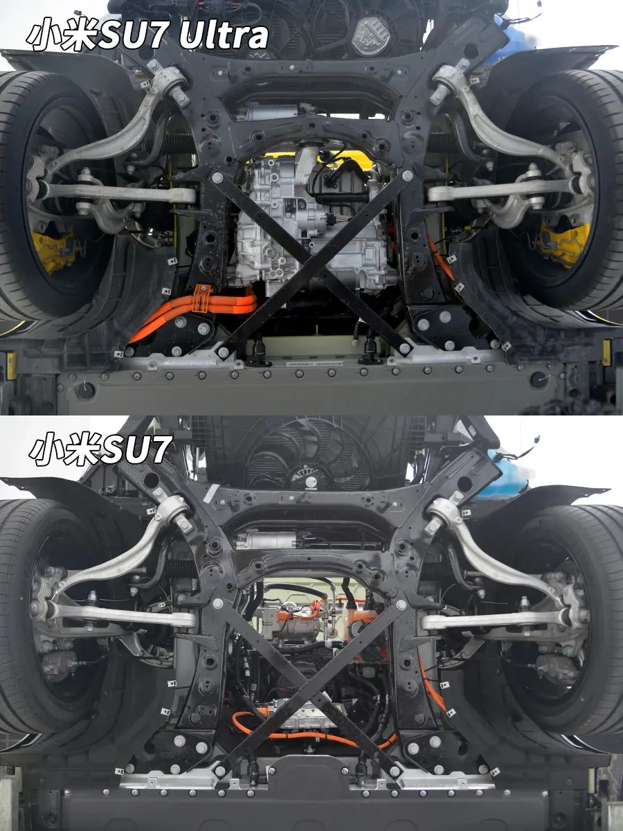 小米SU7 Ultra拆车：国产顶尖堆料！为什么性能稍逊特斯拉？