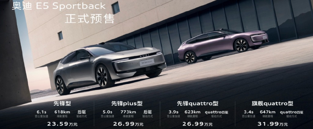 奥迪E5 Sportback与奔驰CLA纯电：谁为豪华品牌正名？
