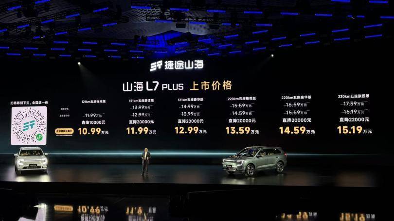 奇瑞诚意之作，捷途山海L7 PLUS 起售价10.99万，低配更值得推荐