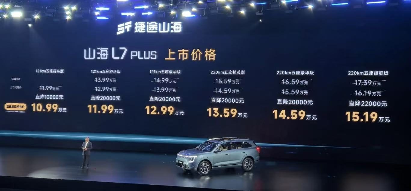 越级配置+超大空间，捷途山海L7 PLUS成家庭出行首选？
