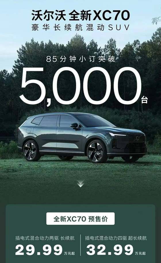 炸场！沃尔沃全新 XC70 全球首发，豪华超混领域迎新 “领航者”