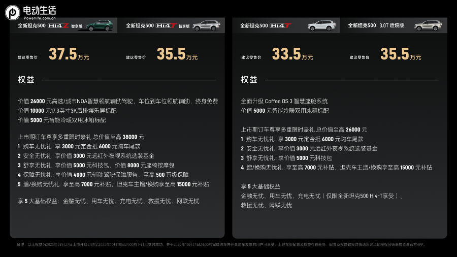 2025成都车展：全新坦克500Hi4-T/Z智享版闪耀成都车展