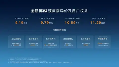 预售9.19万起步 冲击10万级市场的全新博越要火了？