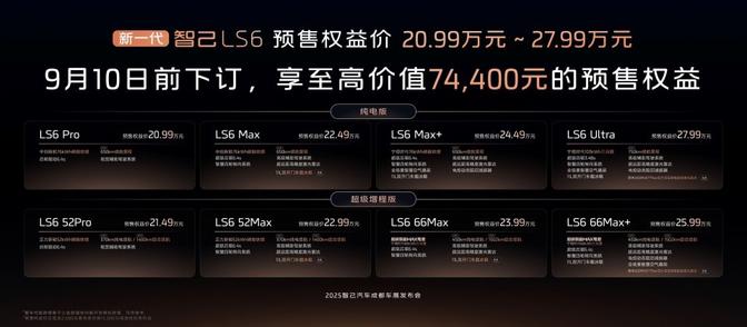 预售价20.99万元起 新一代智己LS6亮相成都车展