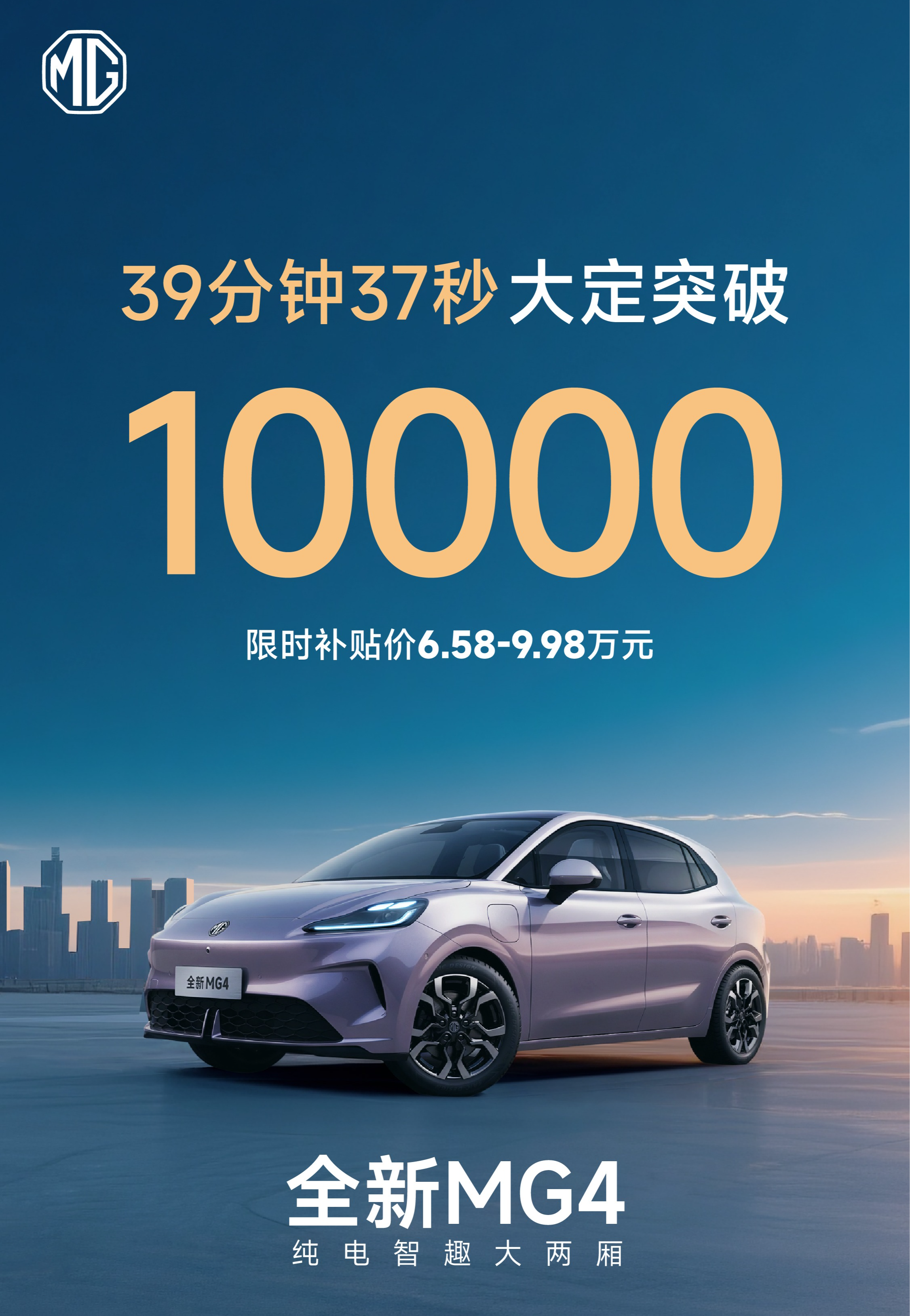 爆款！6.58万起，全新MG4正式上市，多个“没想到”重塑市场格局