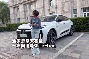 一汽奥迪Q6L e-tron，全家舒享天花板