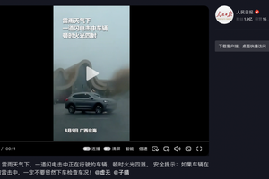 被雷击的比亚迪宋PLUS EV车况首次曝光
