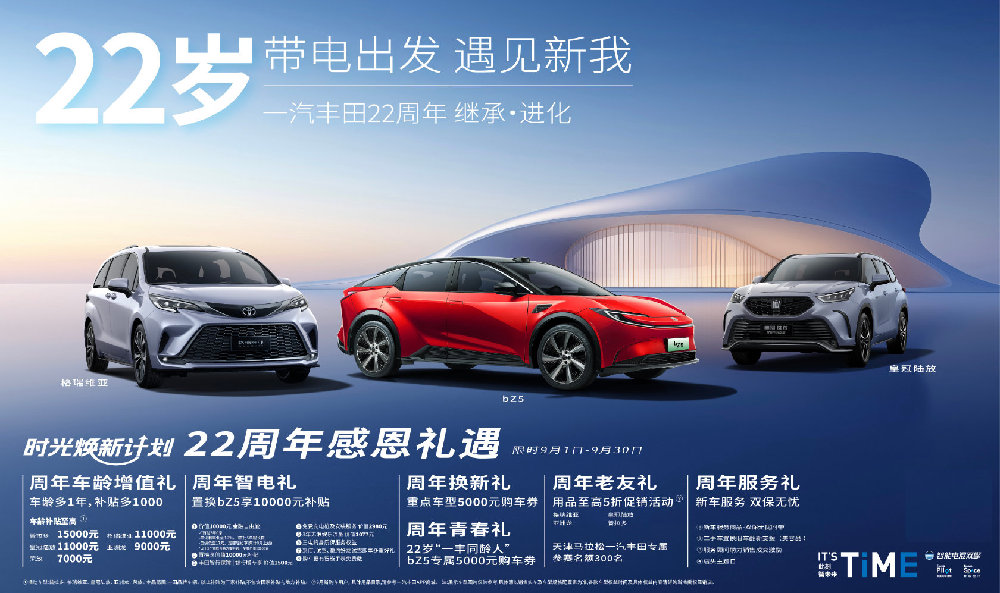 精细化运营效果显著，一汽丰田8月销售新车70125辆