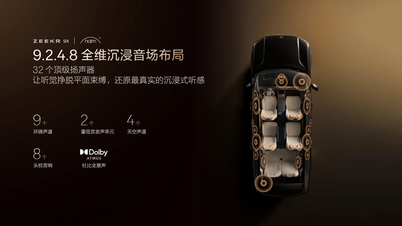 极氪9X旗舰美学座舱亮相成都车展，预售价47.99万元起
