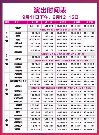 展位图首发！2025青岛秋季国际车展9月11日开幕