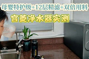 真正良心的只有它！母婴特护级+12层精滤+双倍用料，宫菱净水器测评分享
