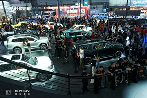 张雨绮亮相坦克展台 全新坦克500Hi4-T/Z智享版闪耀成都车展