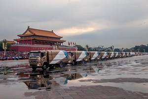 当先锋，打头阵！比亚迪纯电动环卫车护航九三阅兵