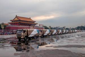 当先锋，打头阵！比亚迪纯电动环卫车护航九三阅兵