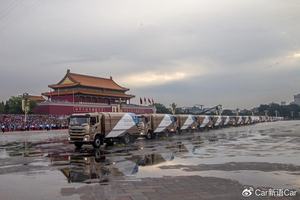 第零方阵！比亚迪纯电动环卫车护航九三阅兵