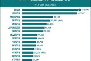 8月新能源销量分析，“传统”发力，新势力容错降低