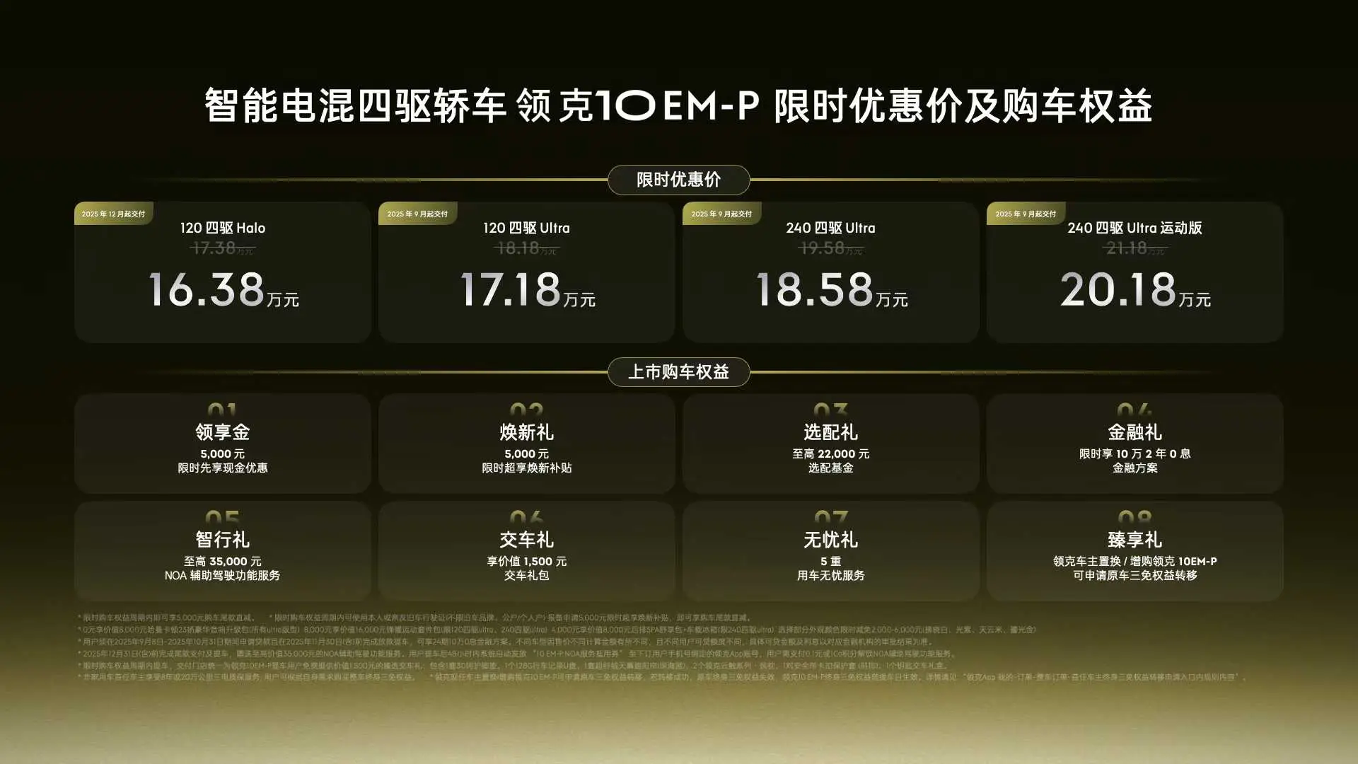 领克10 EM-P正式价格降了3万，为什么还要硬推Ultra？