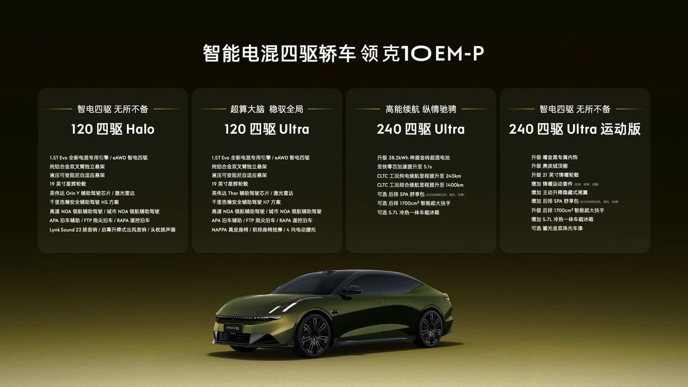 号称“最“卷””的混动轿车！领克10 EM-P究竟香不香？